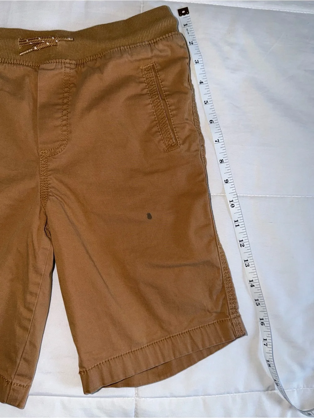 OShKosh B’gosh Boys Tan Casual Drawstring Shorts - Size 8